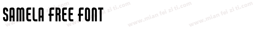SAMELA FREE FONT字体转换